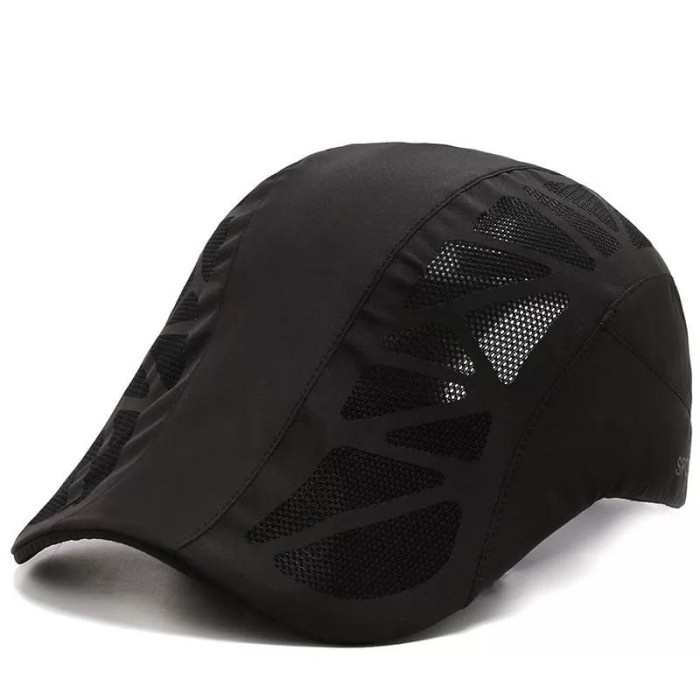Best Seller Topi Pet Pria Flat Cap Sports Outdoors Adjustable Quick Drying Topi Cowok Keren Trendy