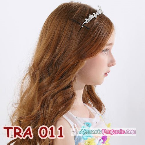 Aksesoris Tiara Rambut Pesta Anak Modern l Hiasan Sanggul Wanita-TRA11