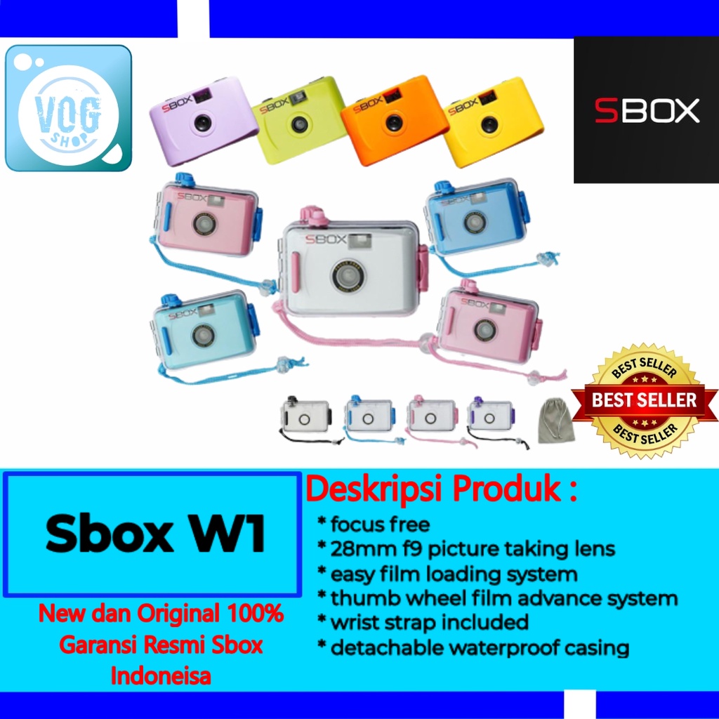 Sbox W1 Analog Camera - Sbox W1 Underwater Analog Camera