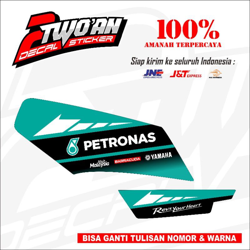 Striping Yamaha RX King Petronas