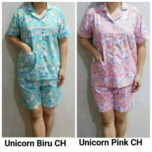  Piyama  Piyama  CH celana pendek  katun baju tidur 