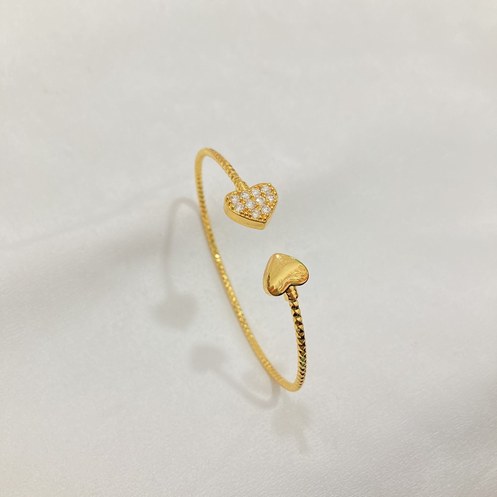 Gelang Flexible Lapis Emas Dewasa / Remaja Yaxiya Jewelry