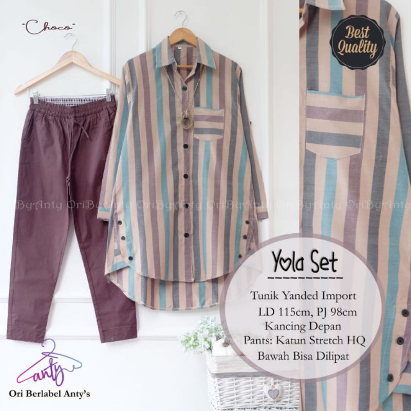 RESTOCK SETELAN YOLA SET BY ANTY