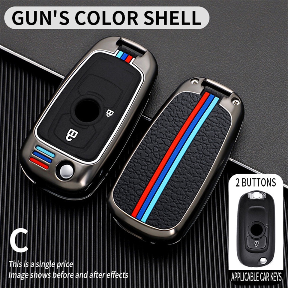 Casing Kunci Mobil Model Flip Untuk Opel Vauxhall Astra K Corsa E Buick VERANO ENCORE GX GL6