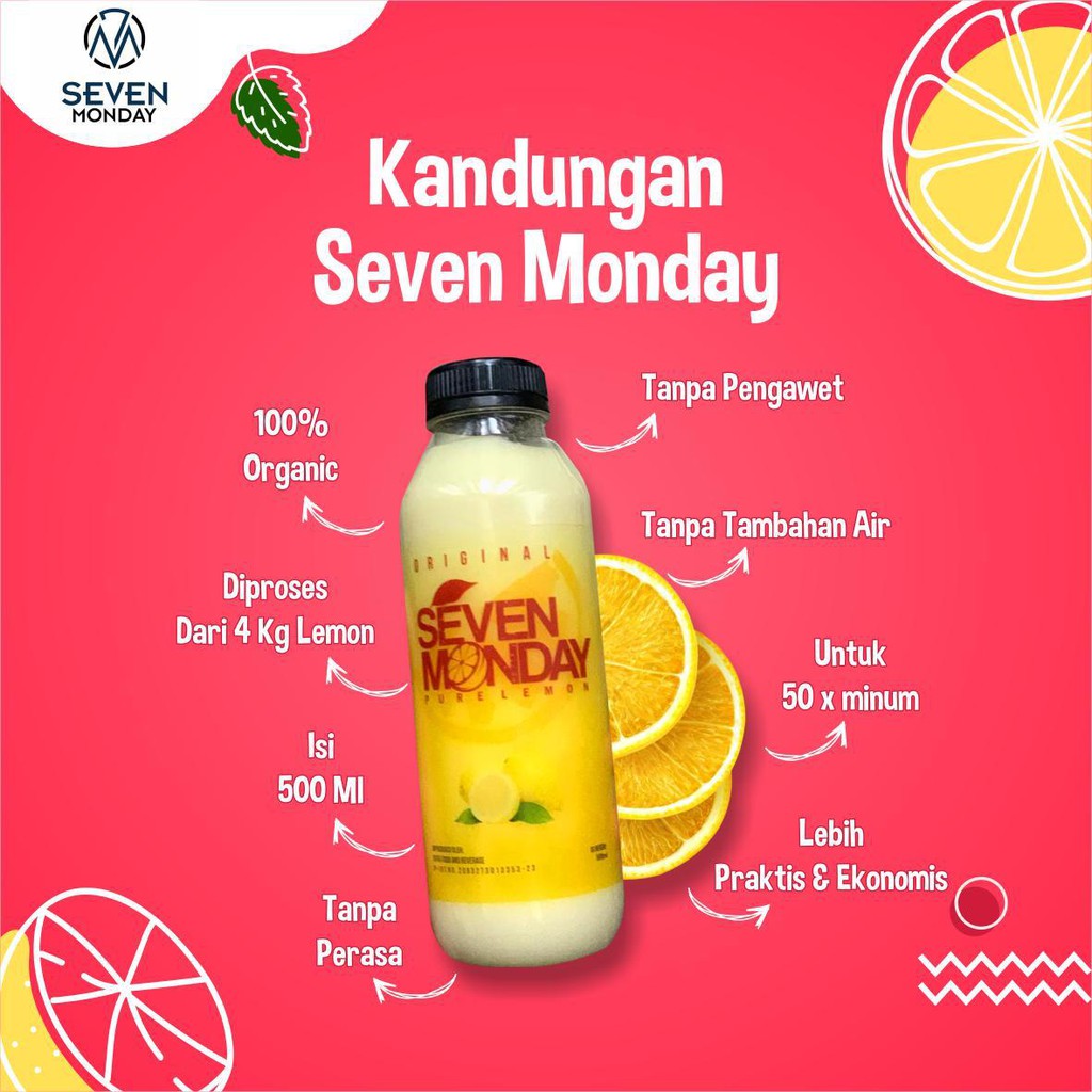 

Minuman Kesehatan Sari Lemon Seven Monday