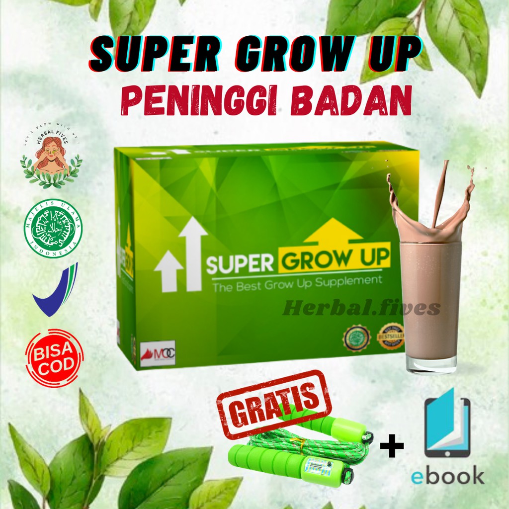 

SUPER GROW UP SUSU PENINGGI BADAN ORIGINAL (BISA COD)