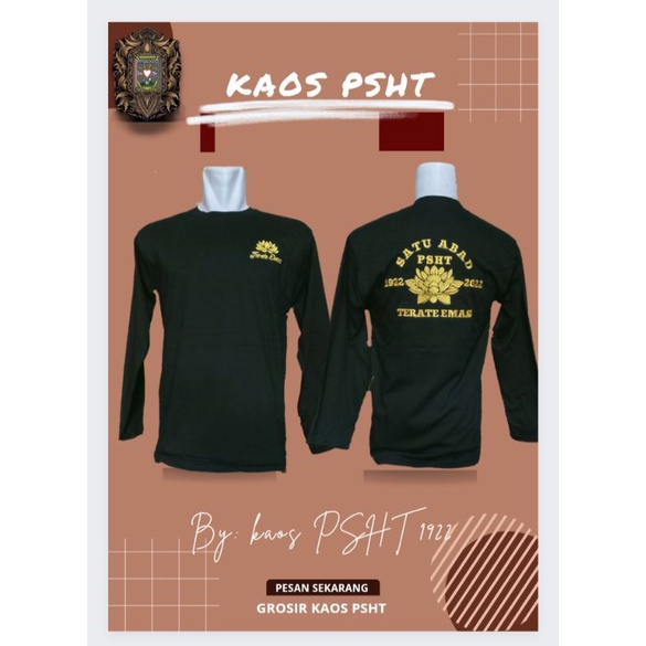 Kaos Psht Satu abad lengan panjang