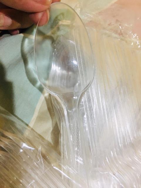 Sendok Makan Bening Kualitas Bagus Dan Kuat, Berat 3 Gr Up,  Harga Per 25pcs