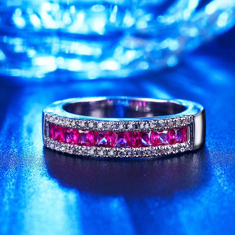 Cincin Cewek Wanita Lapis Emas Fashion CPL002 white gold plated
