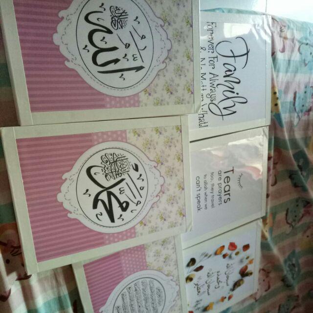 Paket Wall Decor Isi 6pcs