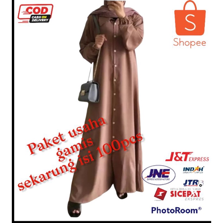 Termurahhhh.. paket usaha 100pcs gamis dewasa, gamis murah,baju gamis dewasa,baju gamis terlariss