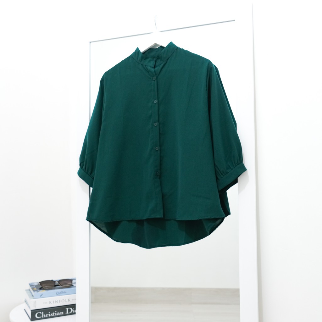 ZEVLIN SHIRT-Green emerald