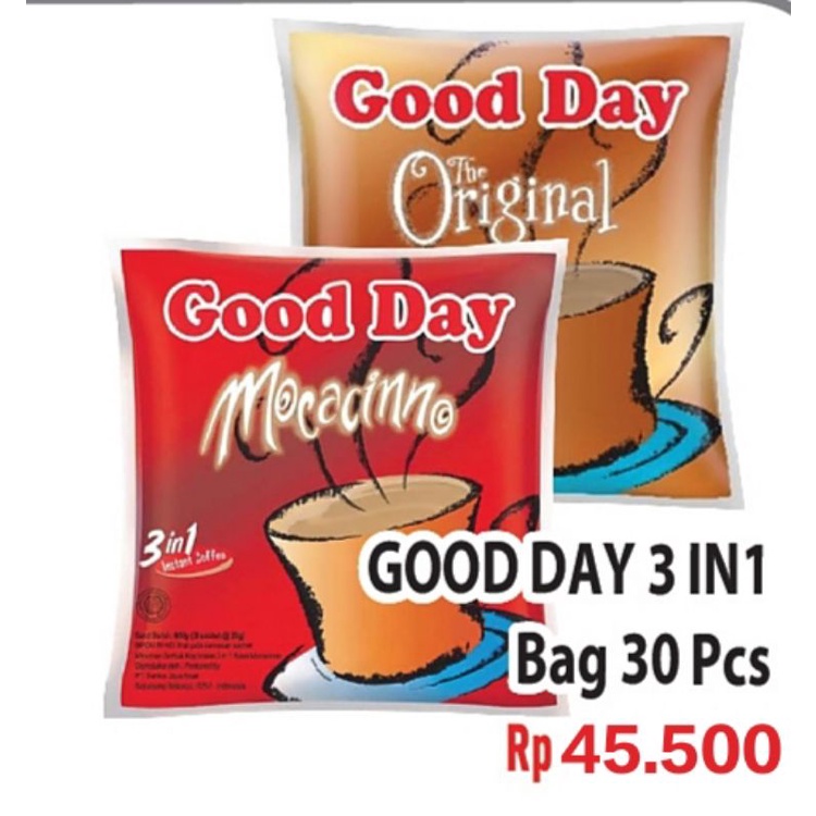 

Good day 3in 1 bag 30pc