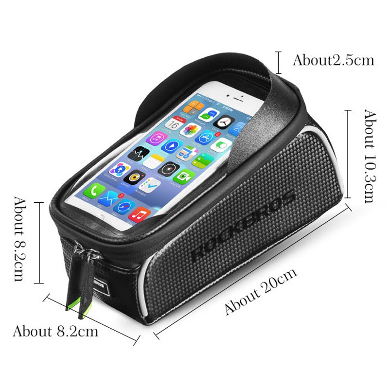 Tas Sepeda Waterproof untuk 6.0 inch Smartphone Rockbros - 017-1