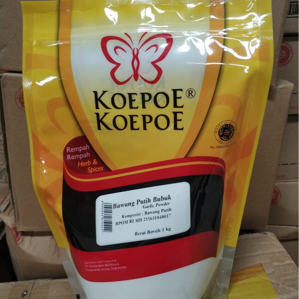 

Bubuk Bawang Putih 1kg Garlic Powder kupukupu koepoe koepoe Halal