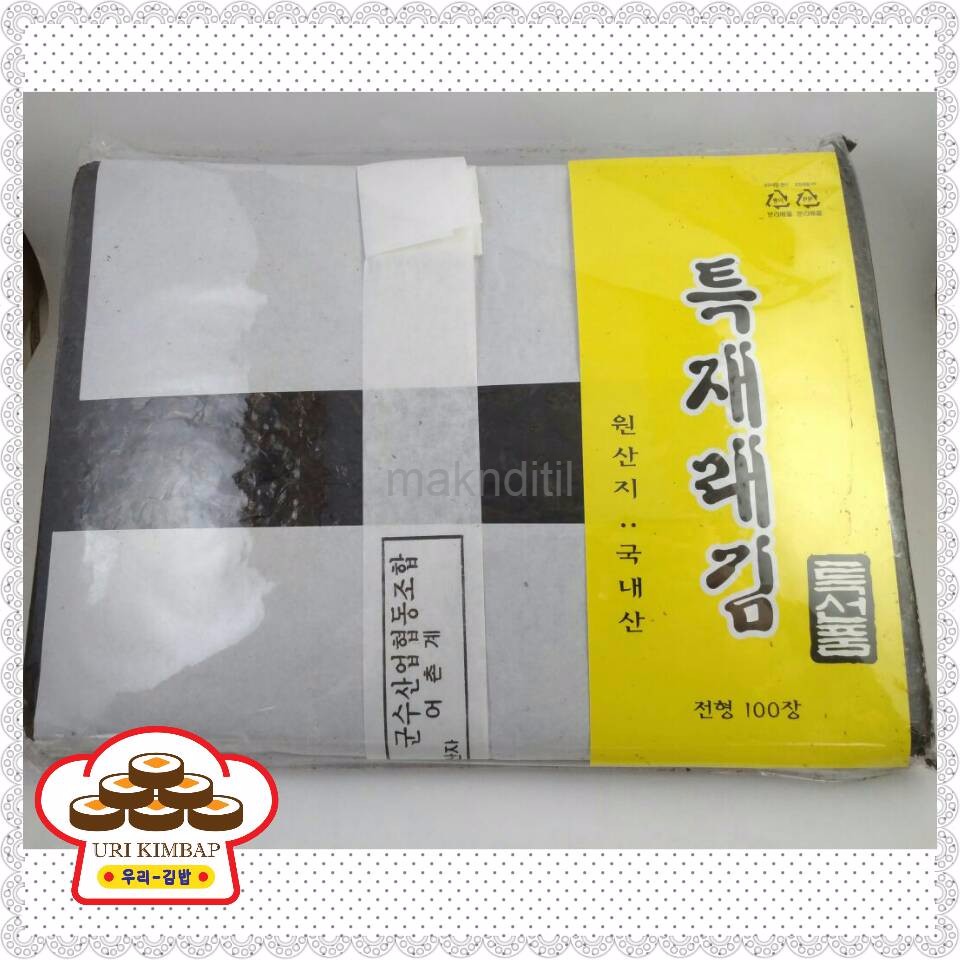 

PROMO! Big Size Korean Nori (gim) for kimbap/sushi (share size 10pcs)