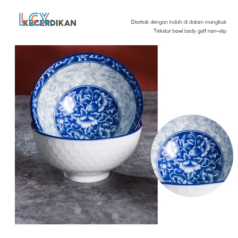 LCX Bowl Set Mangkok Set Alat Makan Gaya Jepang Mangkuk Keramik Souvenir Hampers