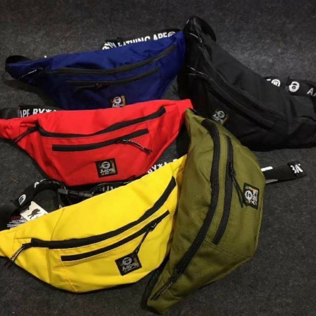 Aape waistbag/Tas pinggang aape/ Tas tangan aape camo bisa COD Original 1:1