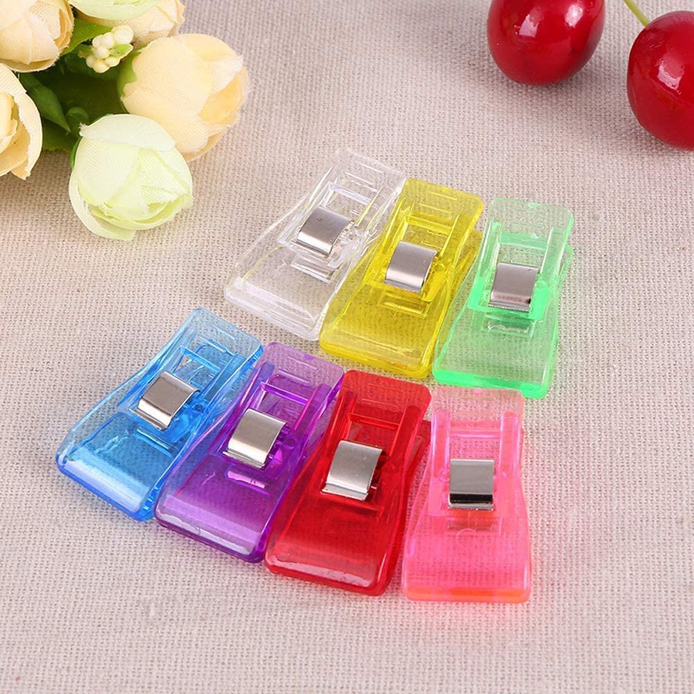 Klip Jahit/Wonder Clips - Penjepit Bahan Kain Jahitan Kecil Warna-warni