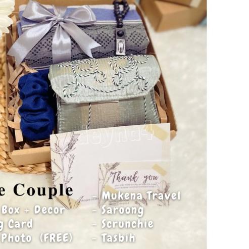 

✬ Hamper Wedding Alat Shalat Couple. Hadiah Pernikahan Anniversary - Simple Couple ♨