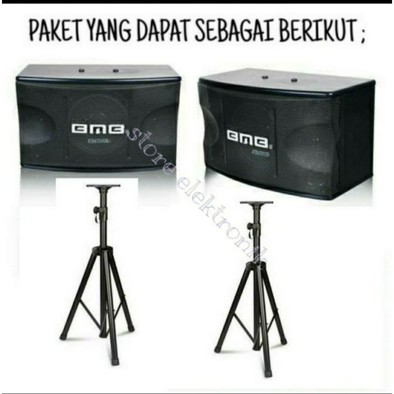 Paket Karaoke BMB 10 Inch system Bluetooth - Usb - Bisa Karaoke Di Smart Tv Youtube  - Original