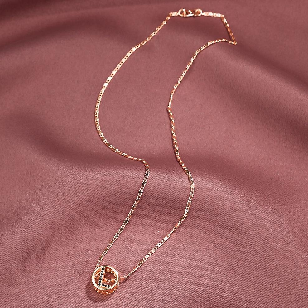 Cod Kalung Emas Inisial Huruf Kalung Huruf Stainless Kalung Huruf Kalung Alfabet Titanium Kalung Hur