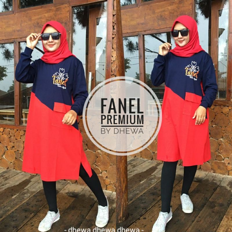 Tunik Fanel Matt Cotton Combed 20s