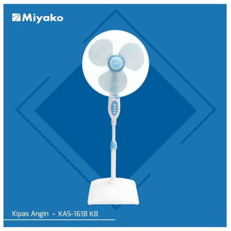 Kipas Angin Miyako Tegak 16 Inch (Stand Fan) KAS 1618KB