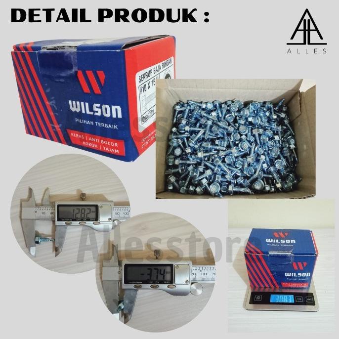 Sekrup Roofing Sekrup Baut Baja Ringan Baut Sds Wilson 10 X 16 Mm
