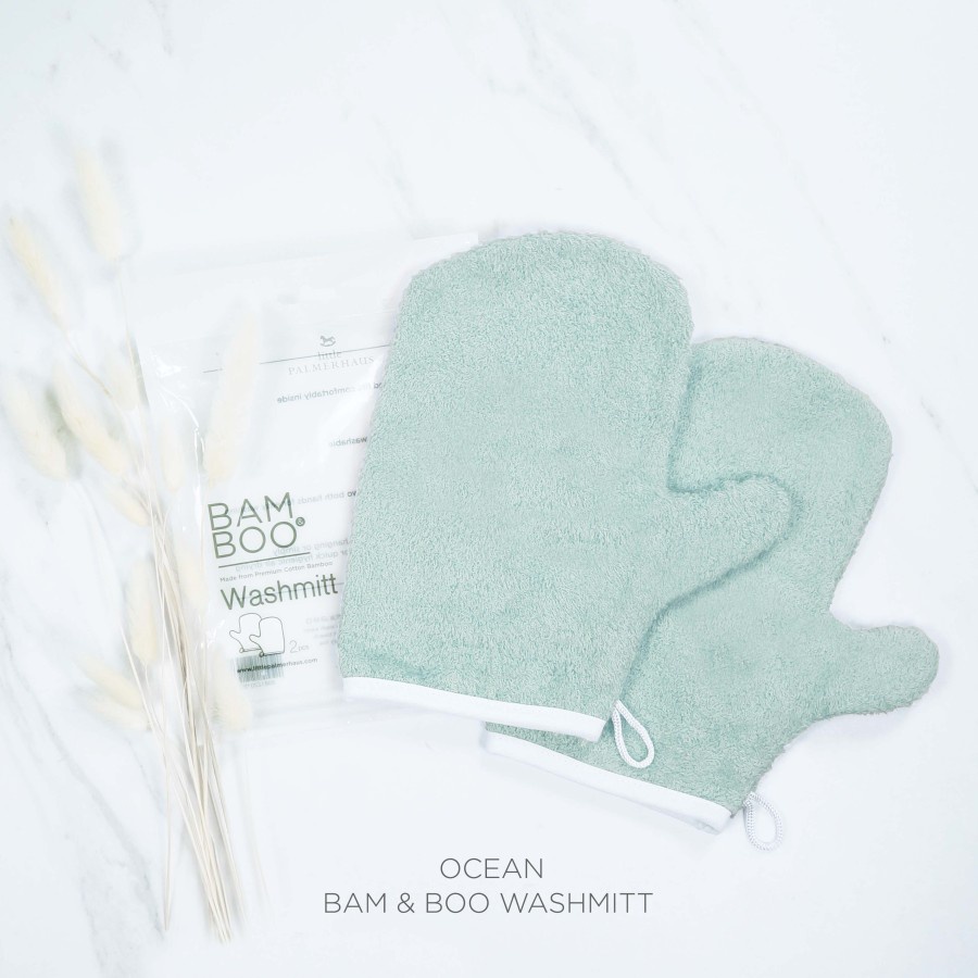 Washlap Bayi / Sarung Tangan Mandi Bayi -Little Palmerhaus - Bamboo Washmitt