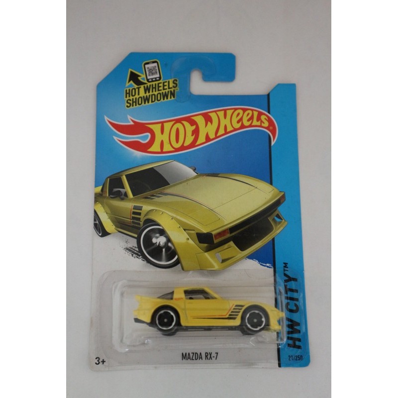 Hot Wheels Mazda RX 7-Yellow