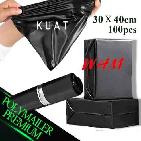 Plastik Packing Polymailer HDPE Olshop 30X40CM Online Shop Lem Termurah