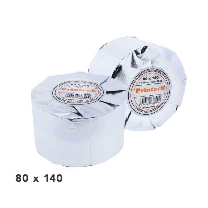 

Kertas Thermal Kasir 80x140 Paper Roll Struk Kasir POS Receipt Printer