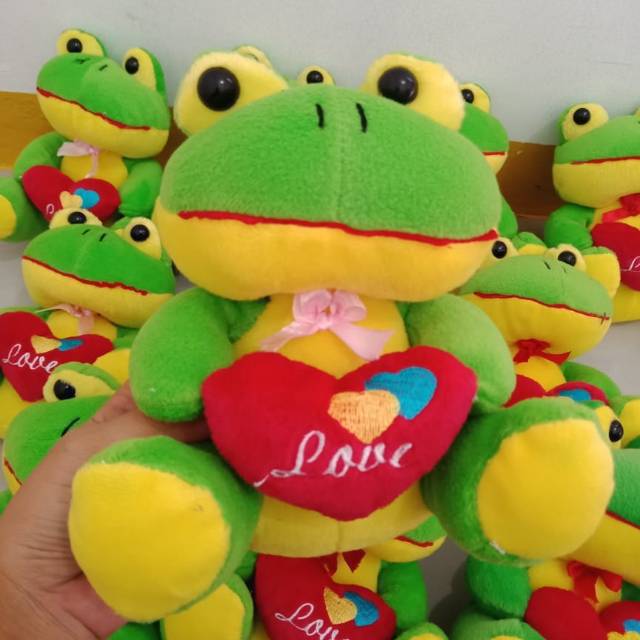 Boneka keropi love jumbo  beranak 3 love s