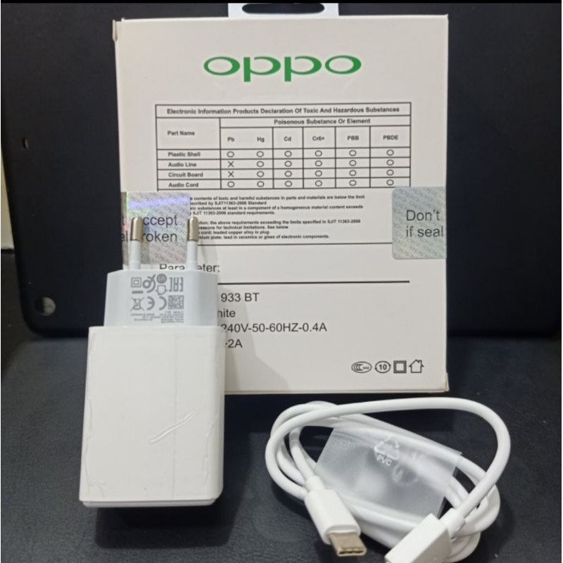 Charger Oppo Type C Charger Oppo A9 2020 A5 2020 A16