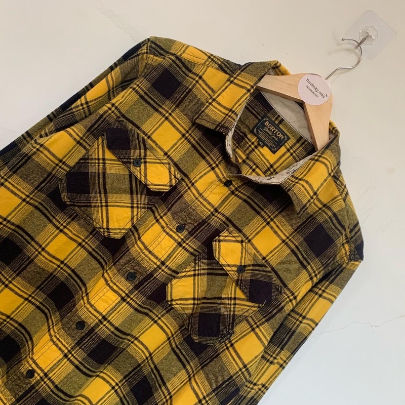 kemeja flannel burton vintage