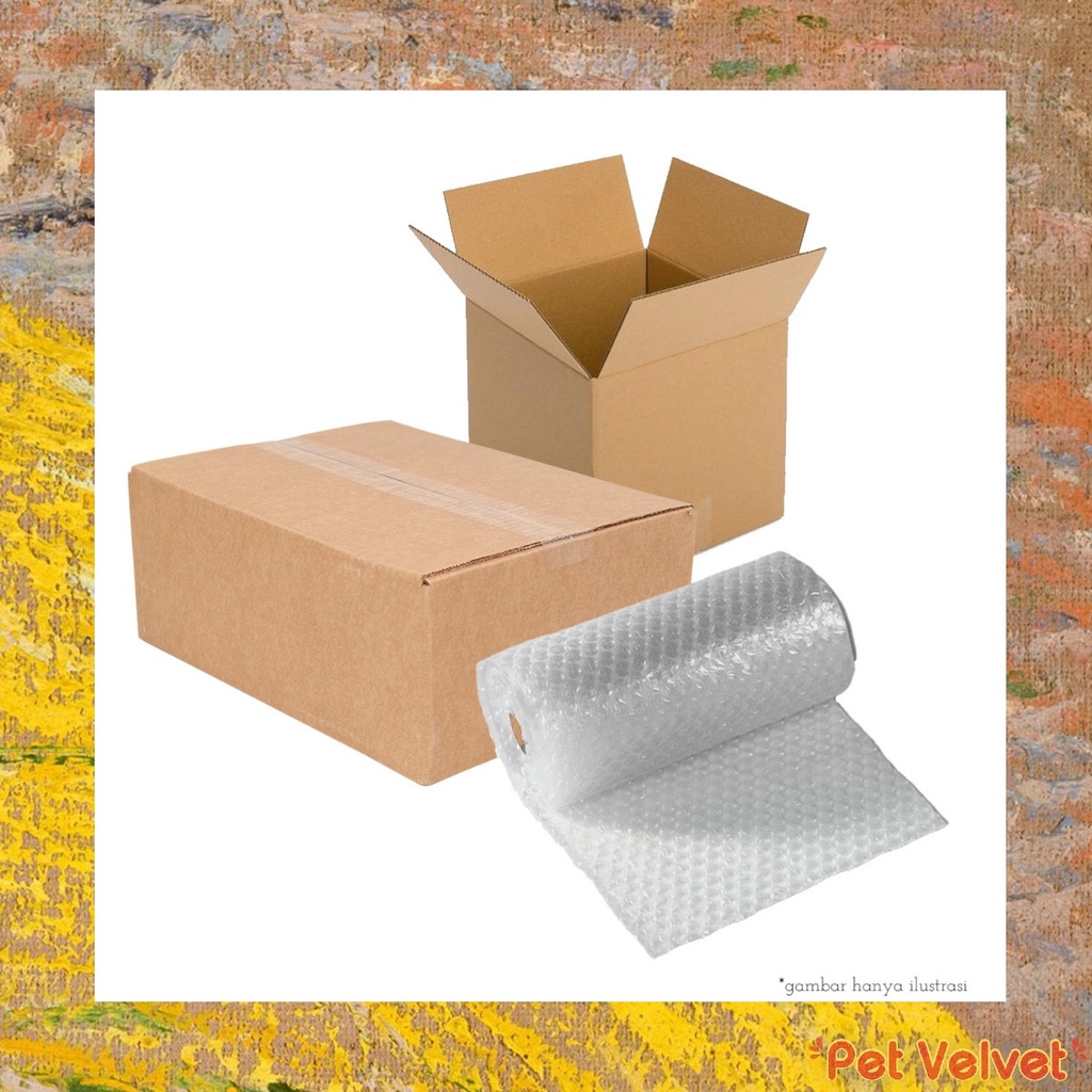 

Packing Aman Kardus / Bubble Wrap Tambahan