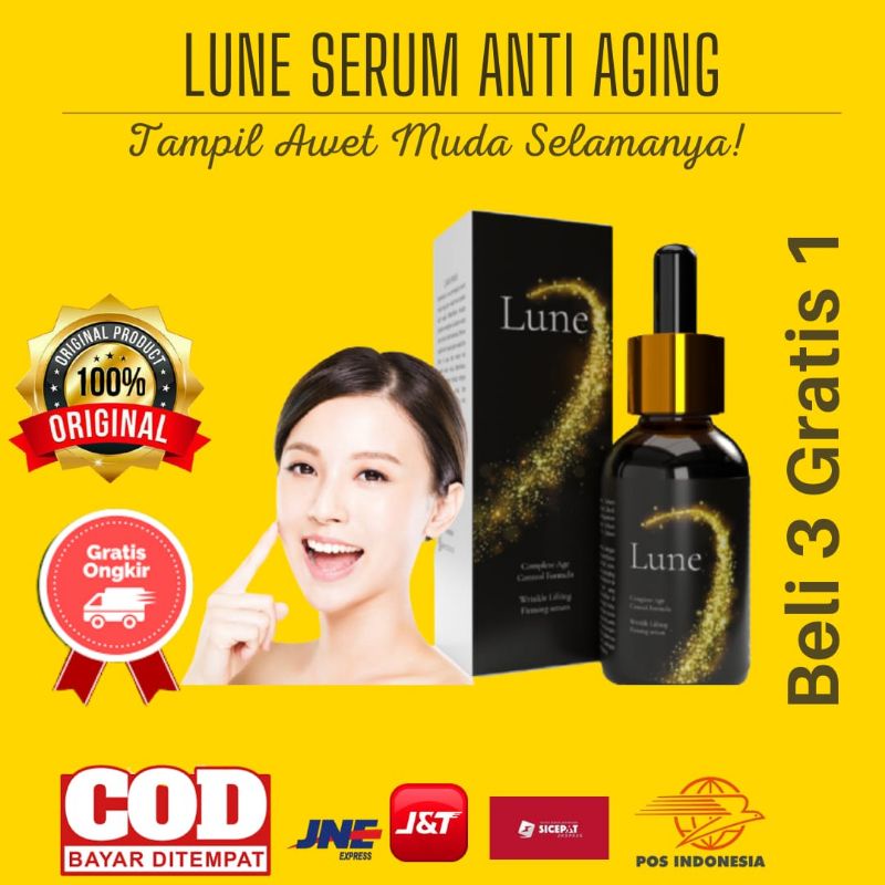 Lune serum wajah anti aging original | lune asli serum BPOM
