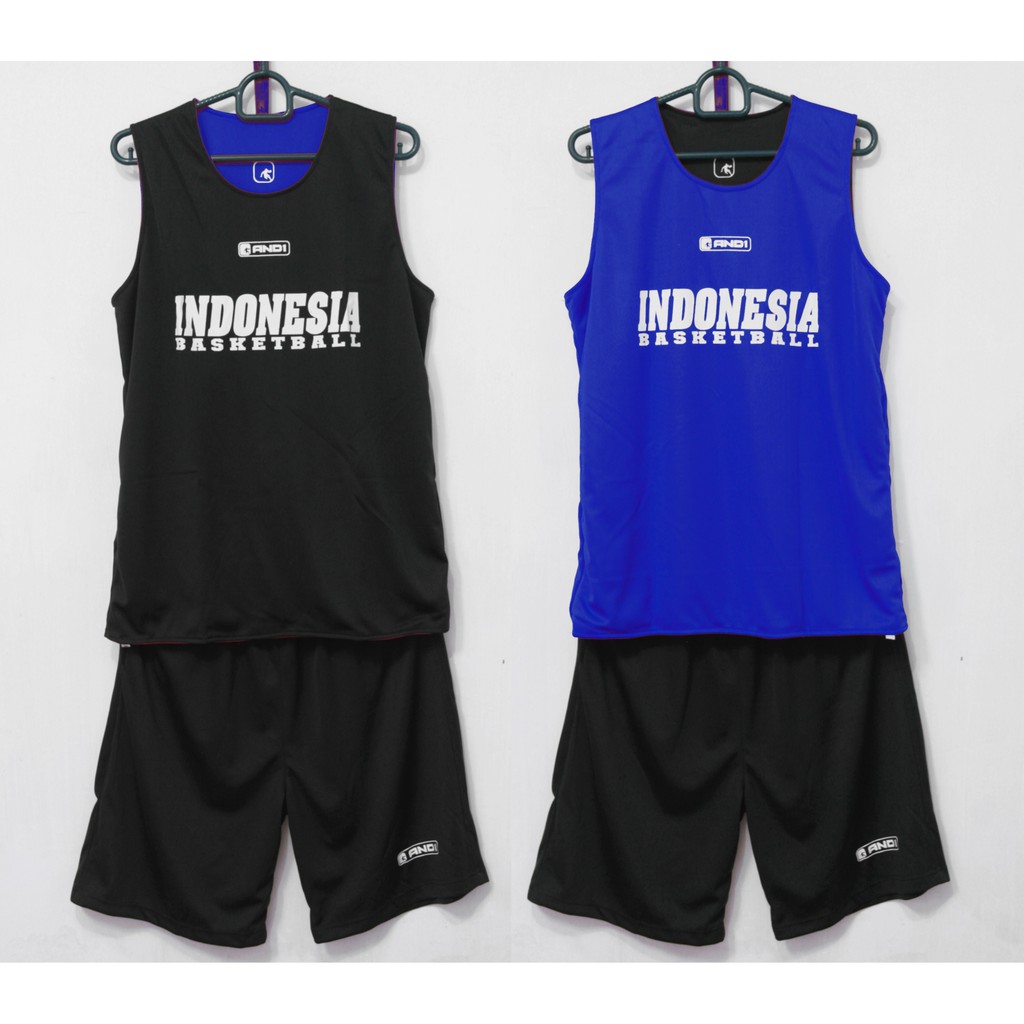 Training Jersey INDONESIA BASKETBALL (reversible/bolak-balik/2 Sisi ...