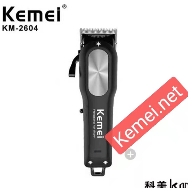 mesin cukur kemei km-2604 hair clipper rambut rechargeable