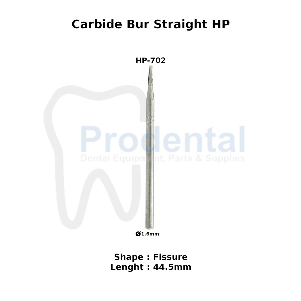 Dental surgical HP-702 bur tulang carbide tungsten fissure bur gigi odontek seperti SS White