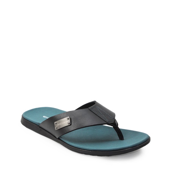 Sandal Kulit Pria OBSESSION Troy 104 black