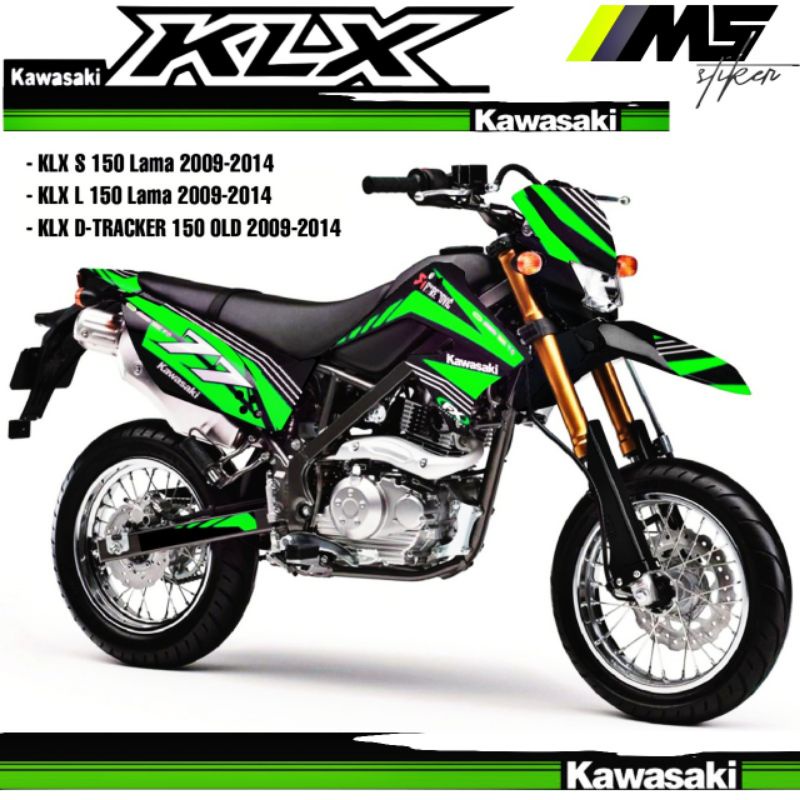 Decal Sticker Striping Variasi Fullbody KLX 150 Lama 2009-2014 - Decal KLX L Lama - Decal KLX S Lama