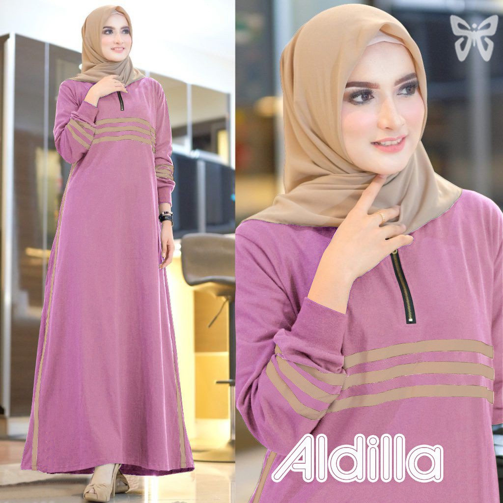 HOPYLOVY - Gamis Wanita Casual Aldilla List