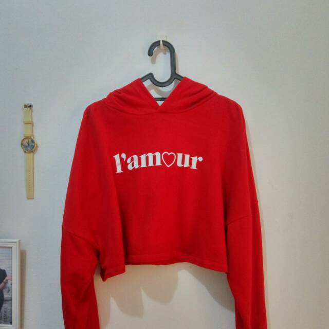 h&m amour sweatshirt