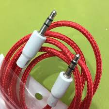 Kabel AUX Audio MP3 Stereo To Stereo Jek 3.5mm HP ke Mobil 1.1 Atau Ke Laptop BERKUALITAS