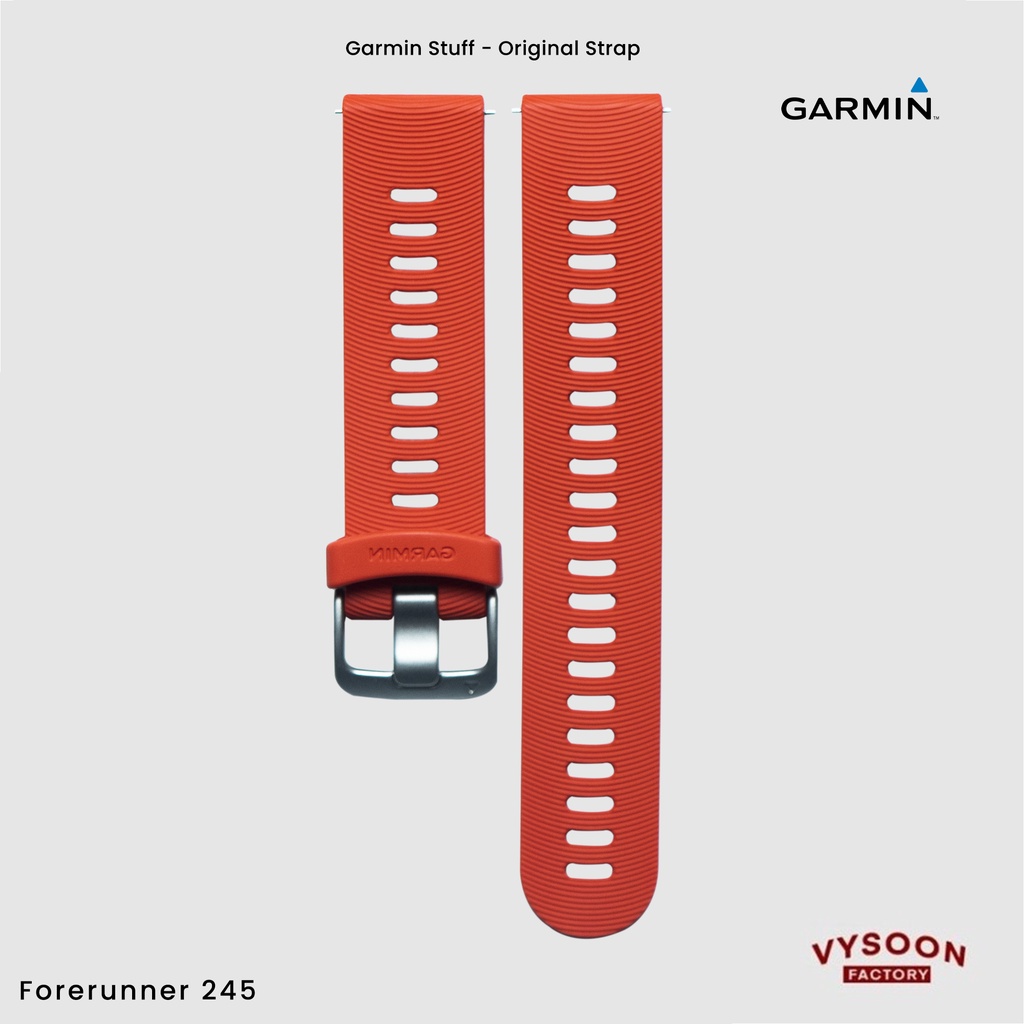 Strap Rubber Tali Jam Smartwatch Garmin Forerunner 245 QR - Red