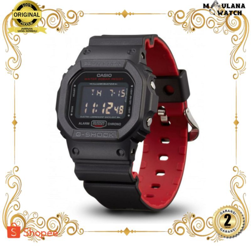 JAM TANGAN PRIA WANITA | RANTAI | KULIT | KARET | MURAH | PRIA ORIGINAL [CASIO G-SHOCK 5600 BBN MERA