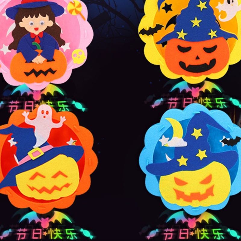 Mainan Lentera Labu Halloween Untuk Alat Peraga Mengajar Anak