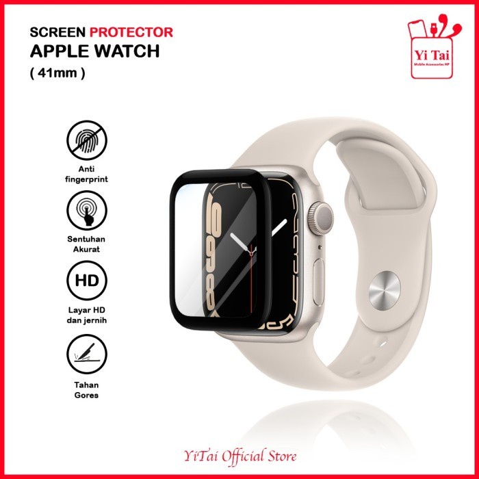 TEMPERED GLASS NANO 3D YI TAI FOR APPLE WATCH SERIES 7 41MM 45 MM PELINDUNG KAMERA - BD